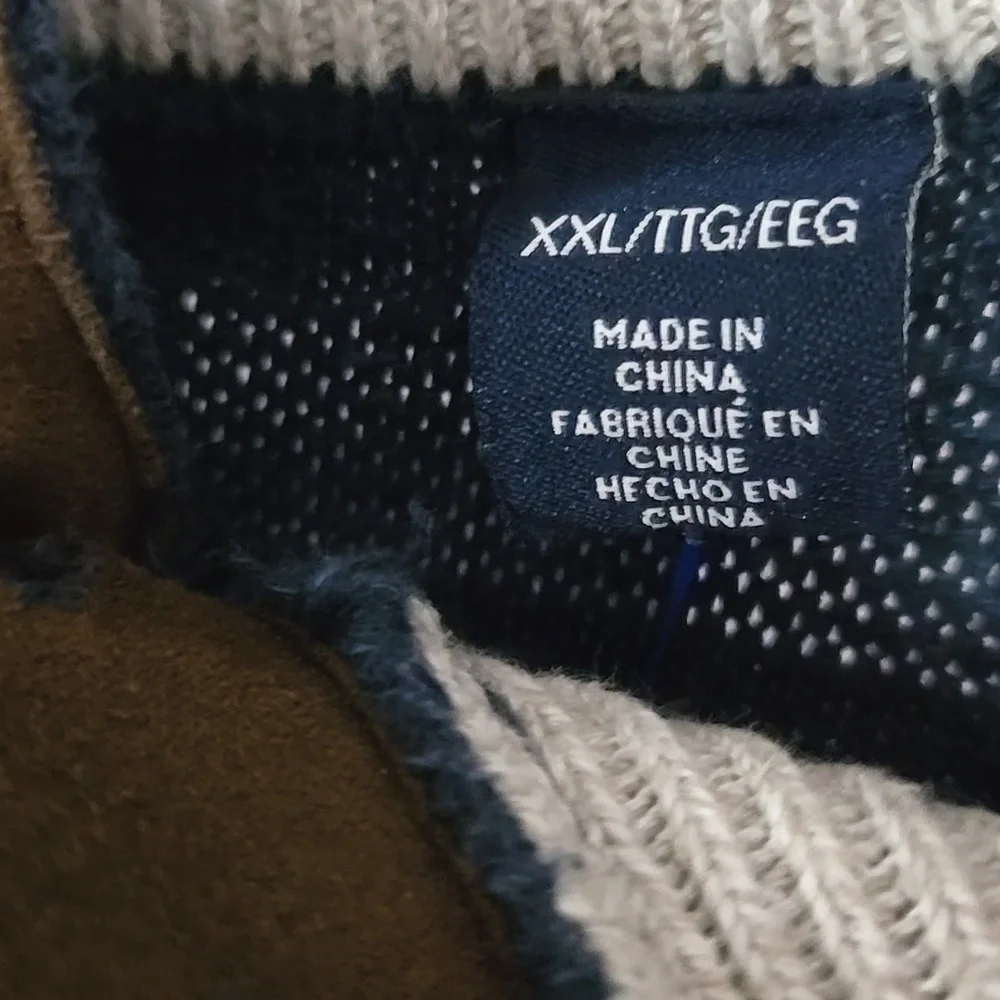 Chaps Navy Sweater - Picture 6 of 10